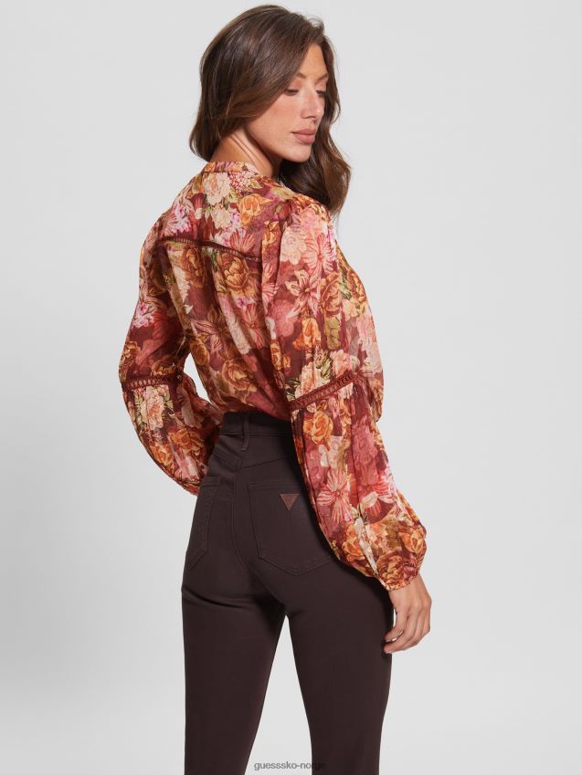 Guess eco josette topp digital billedvev print ma digital billedvev print ma kvinner F0LJ809192