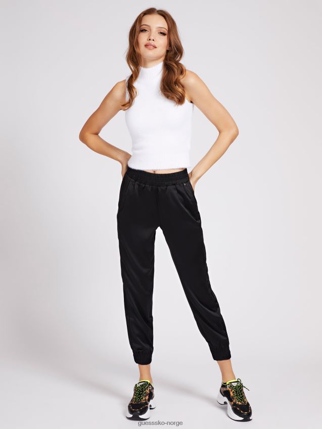 Guess ermeløs genser med turtelhals hvit hvit kvinner F0LJ805859