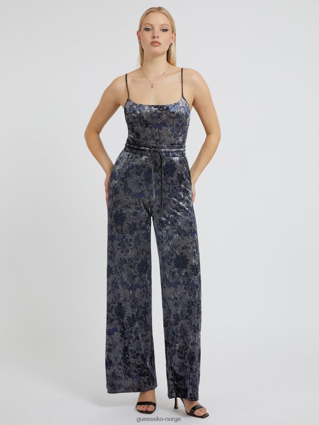 Guess floral fantasy fløyel floral print body blomsterfantasi kvinner F0LJ803660