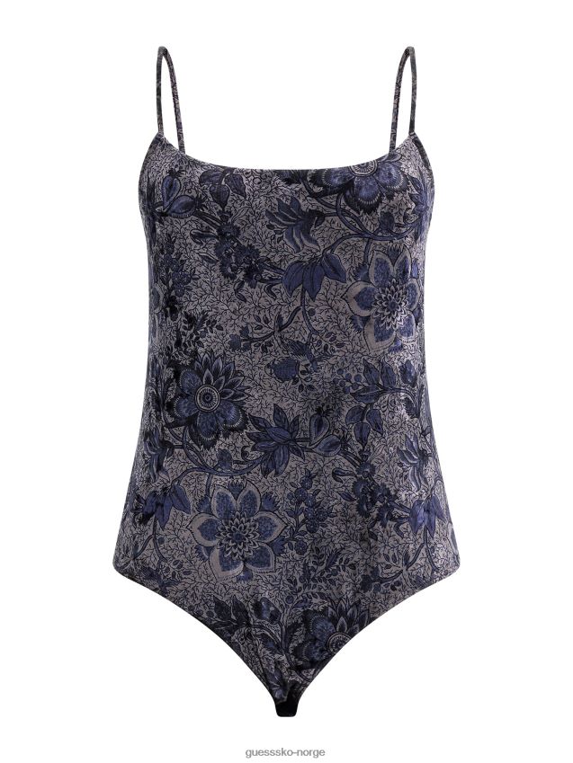 Guess floral fantasy fløyel floral print body blomsterfantasi kvinner F0LJ803660