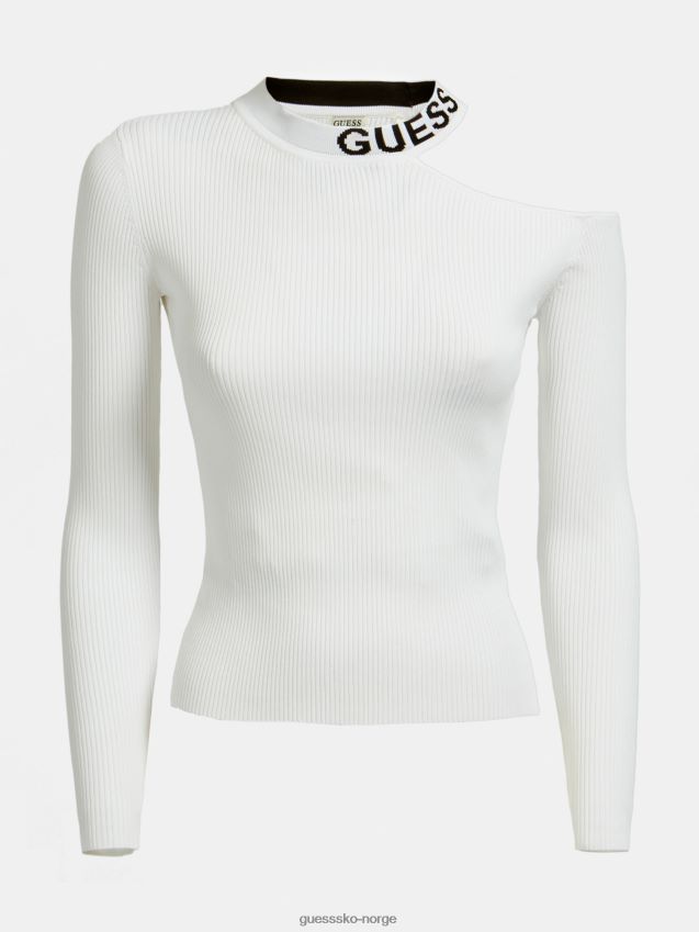 Guess grå genser med blondedetaljer med skilpad hals grå kvinner F0LJ806384