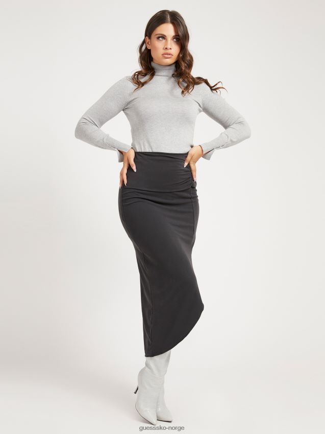 Guess grå genser med turtle-hals grå multi kvinner F0LJ806460