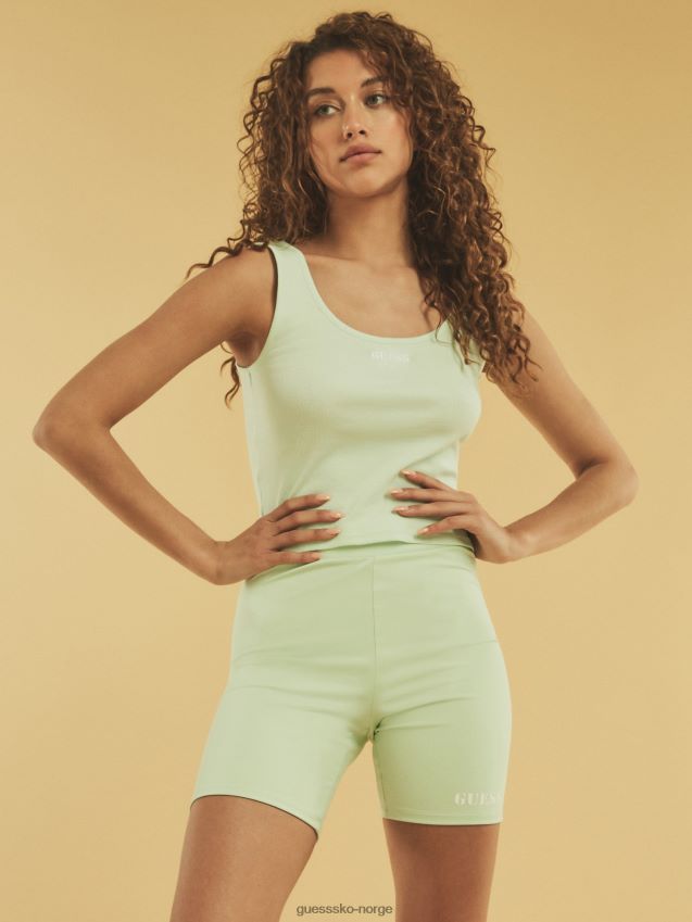 Guess grønn logo topp foran grønn kvinner F0LJ806247