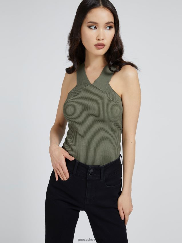 Guess grønn tankgenser grønn kvinner F0LJ806038