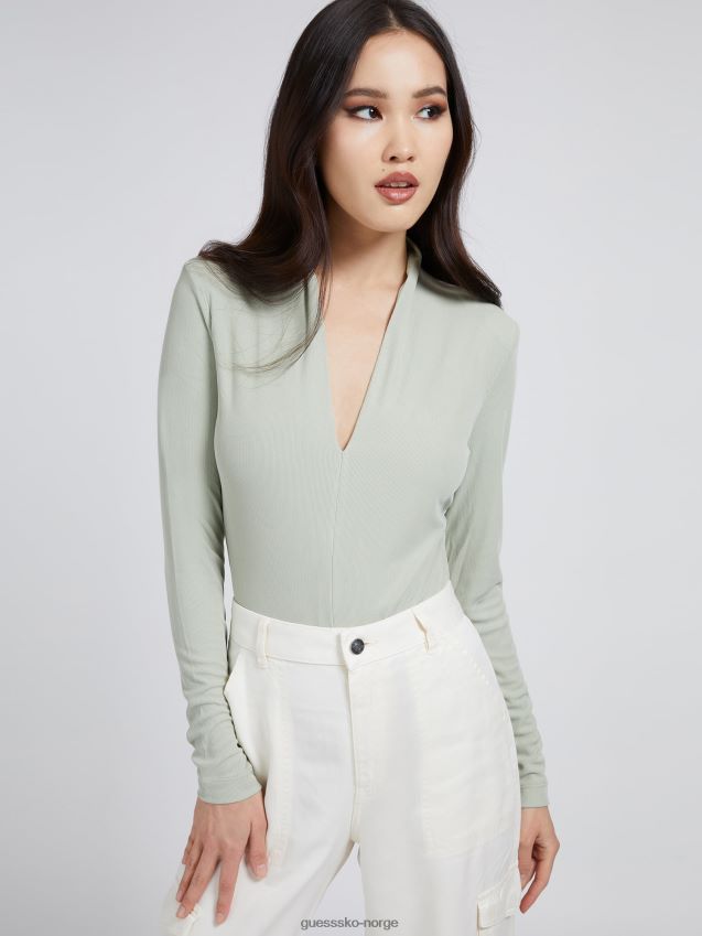 Guess grønn v-hals kropp grønn kvinner F0LJ806628