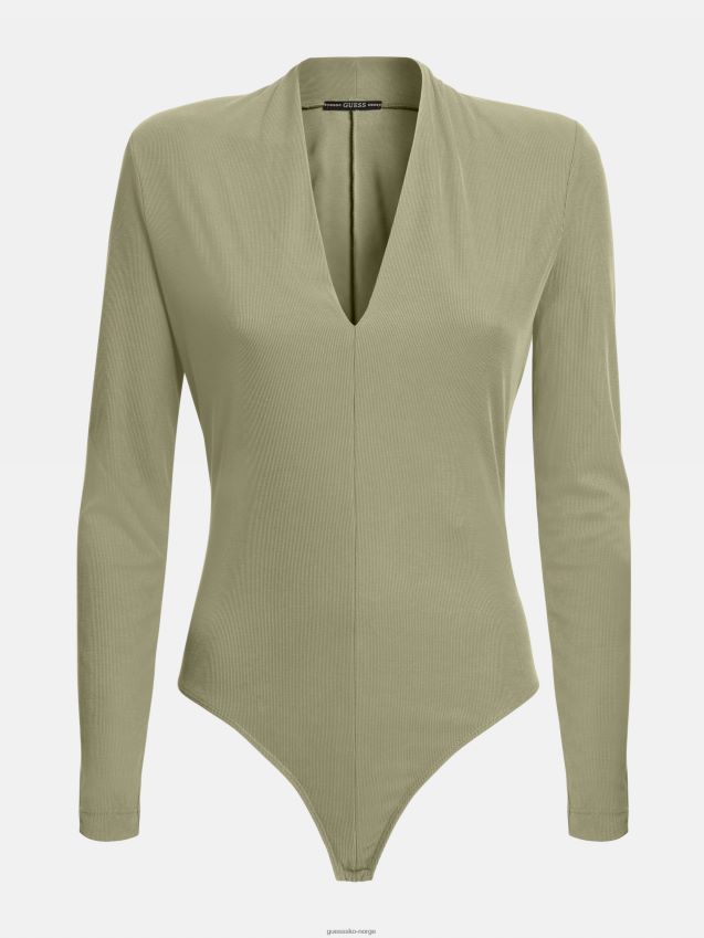 Guess grønn v-hals kropp grønn kvinner F0LJ806628