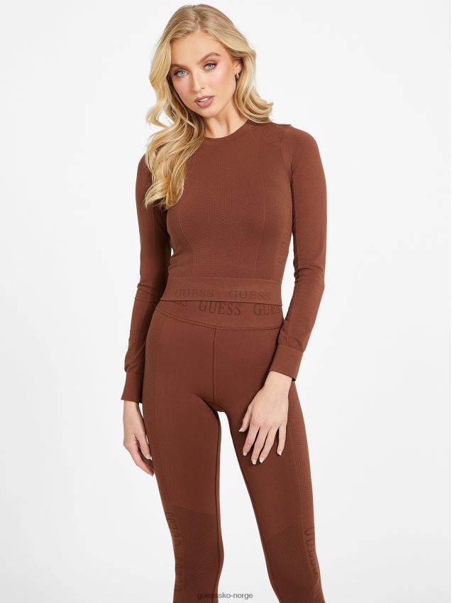 Guess hickory manor stephy sømløs topp hickory herregård kvinner F0LJ807083