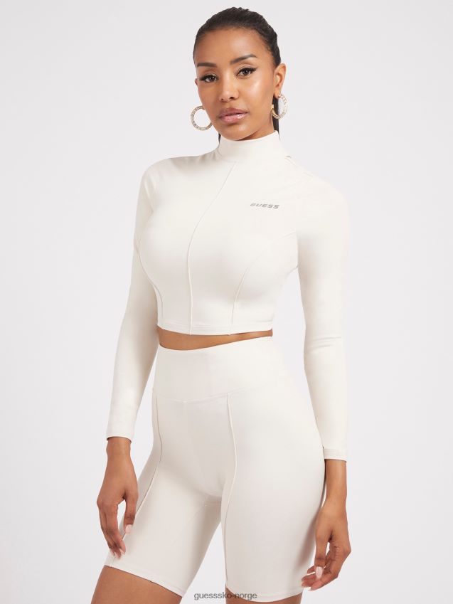 Guess hvit mikrofiber aktiv topp hvit kvinner F0LJ803376