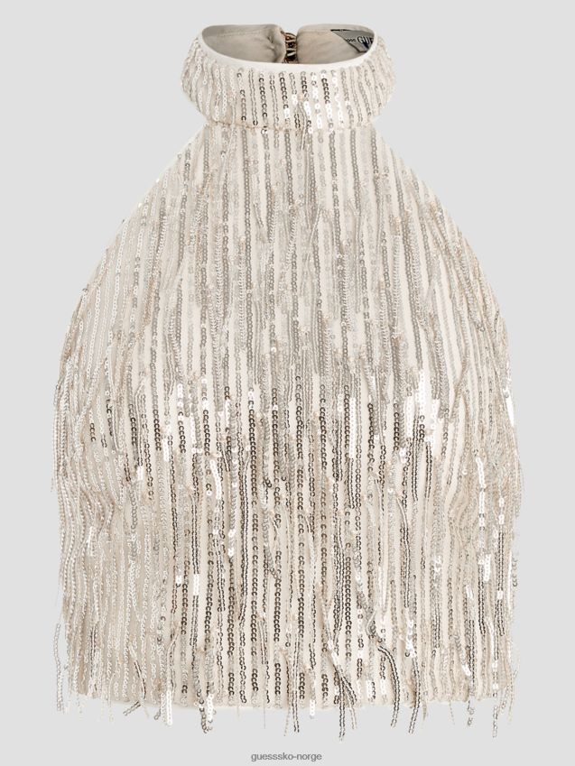 Guess mia paljett topp off white multi off white multi kvinner F0LJ809357