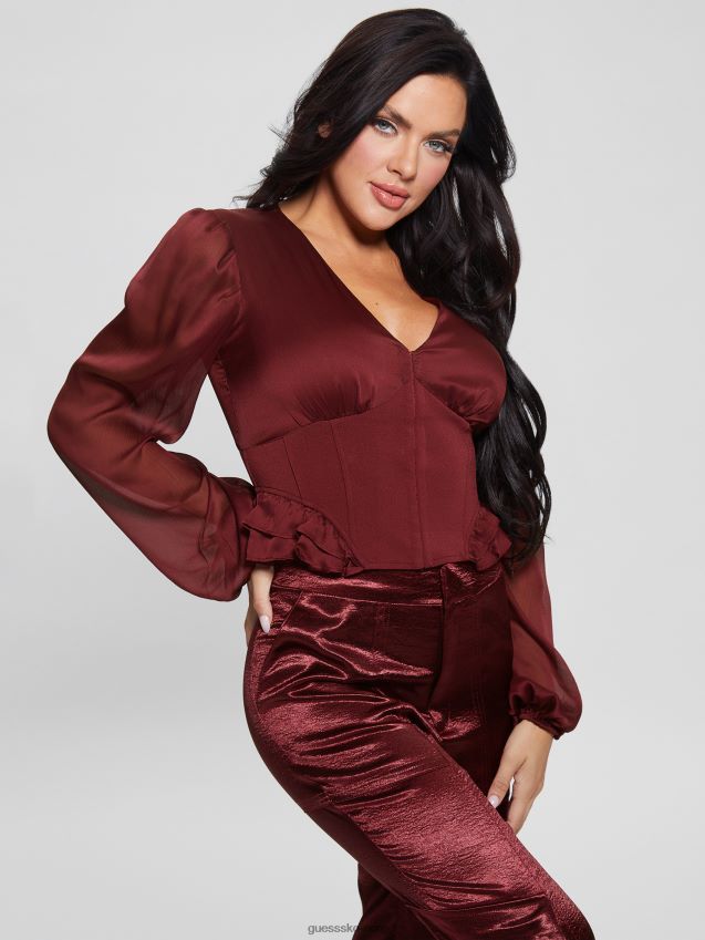 Guess mystic wine eco hamiri korsett topp mystisk vin kvinner F0LJ809130