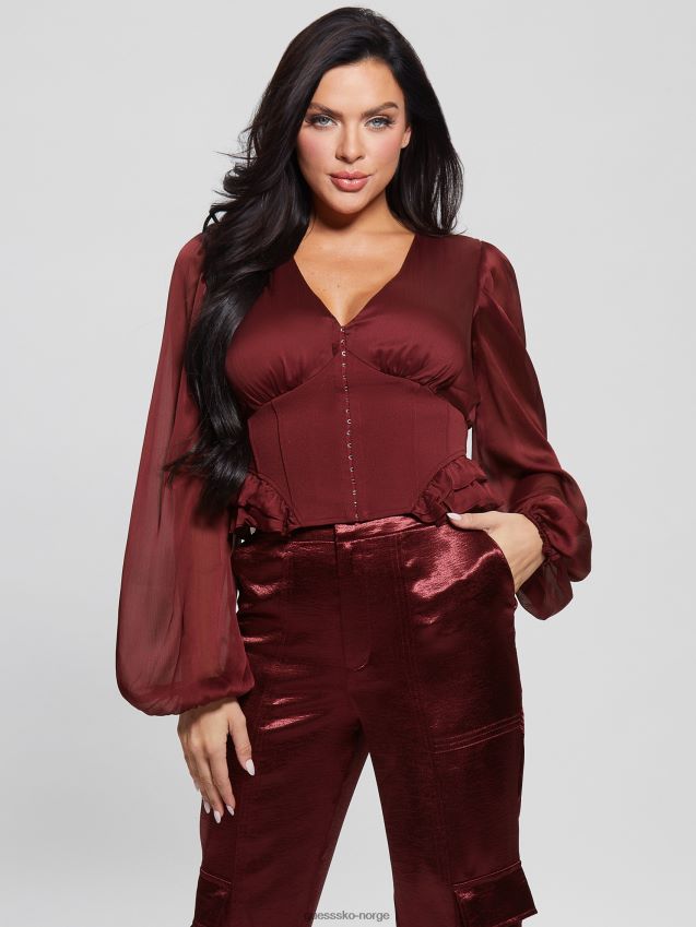 Guess mystic wine eco hamiri korsett topp mystisk vin kvinner F0LJ809130