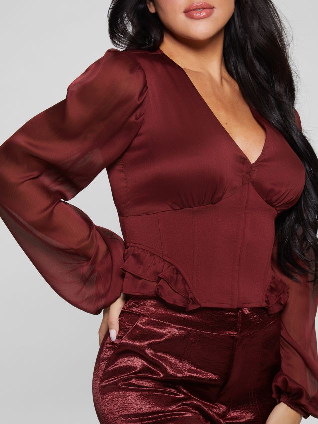 Guess mystic wine eco hamiri korsett topp mystisk vin kvinner F0LJ809130