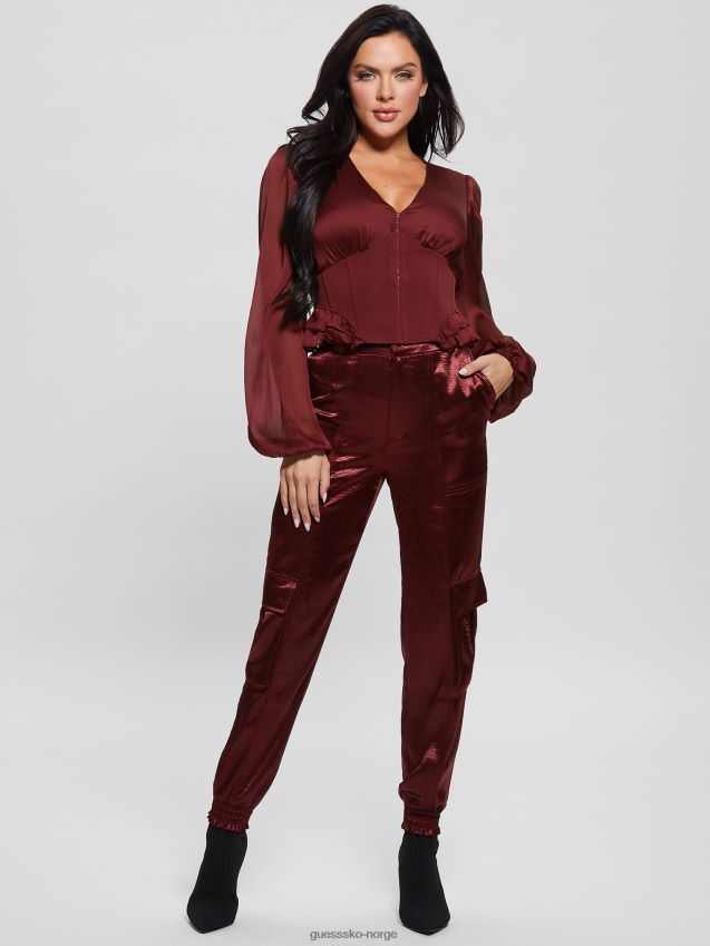 Guess mystic wine eco hamiri korsett topp mystisk vin kvinner F0LJ809130