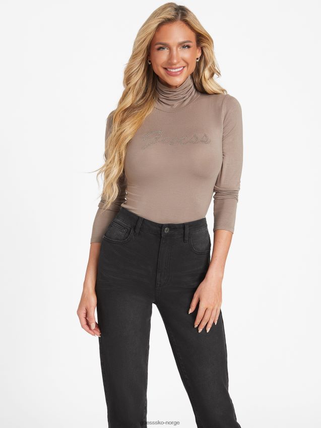 Guess rytterbrun øko lorna topp rytter brun kvinner F0LJ807315