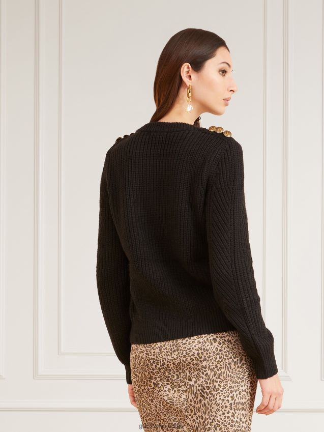 Guess sort marciano ullblandingsgenser svart kvinner F0LJ805911