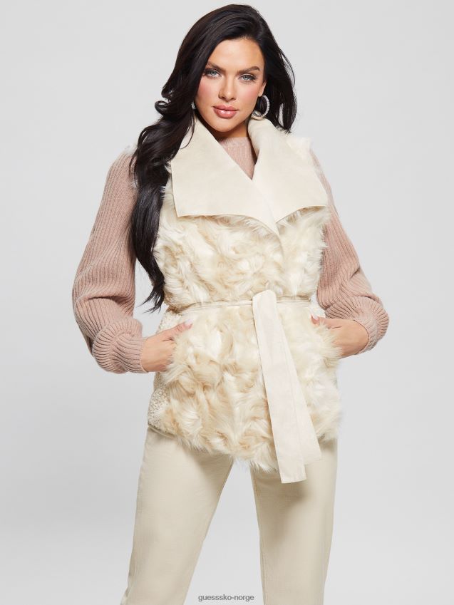 Guess perle østers vendbar nami vest perle østers kvinner F0LJ809286