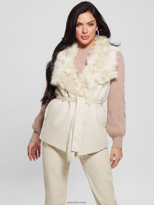 Guess perle østers vendbar nami vest perle østers kvinner F0LJ809286