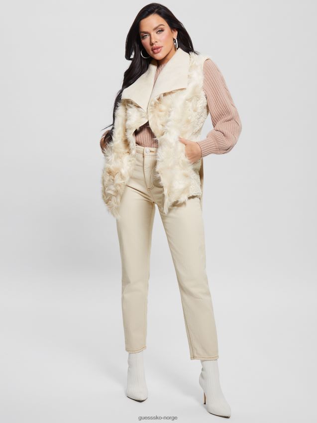 Guess perle østers vendbar nami vest perle østers kvinner F0LJ809286