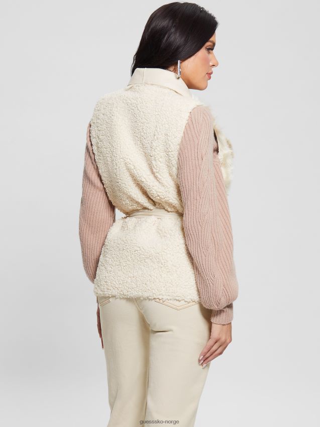 Guess perle østers vendbar nami vest perle østers kvinner F0LJ809286