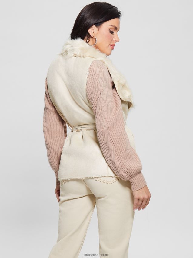 Guess perle østers vendbar nami vest perle østers kvinner F0LJ809286