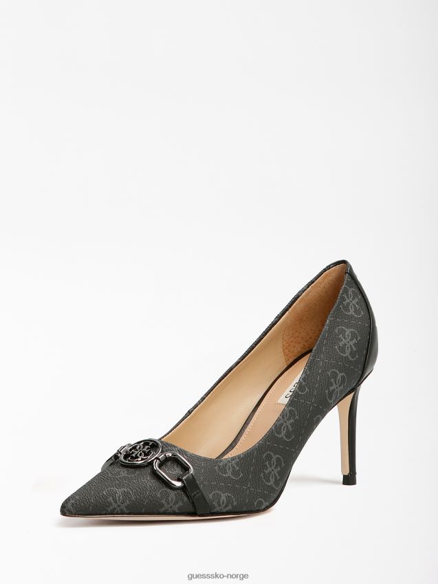 Guess aleda 4g logo banesko svart multi svart multi kvinner F0LJ806496