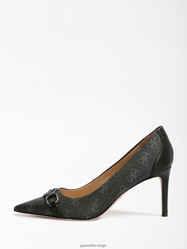 Guess aleda 4g logo banesko svart multi svart multi kvinner F0LJ806496