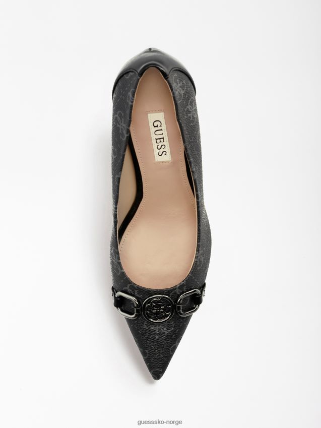 Guess aleda 4g logo banesko svart multi svart multi kvinner F0LJ806496