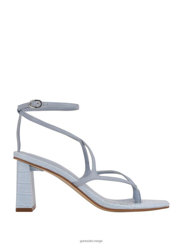 Guess arisae blokkhælte sandaler lyseblå lyse blå kvinner F0LJ809989