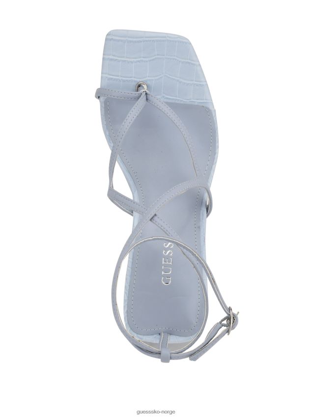 Guess arisae blokkhælte sandaler lyseblå lyse blå kvinner F0LJ809989