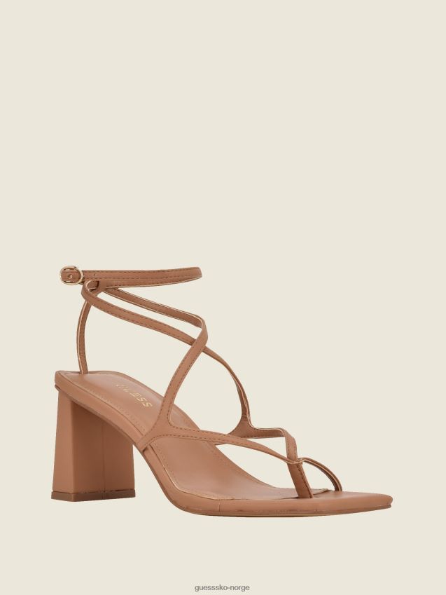 Guess arisae sandaler med blokkhæl medium naturlig middels naturlig kvinner F0LJ809988