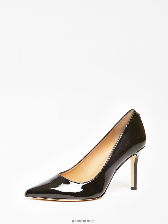 Guess dafne patent court sko svart svart kvinner F0LJ805571