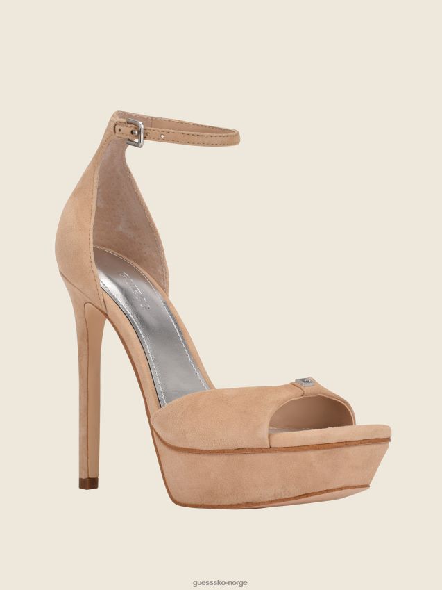 Guess ellsyn plattformhæl lys natur 110 lys naturlig 110 kvinner F0LJ809970