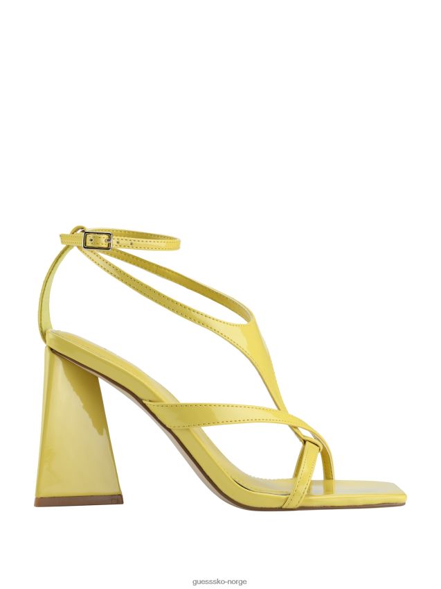 Guess kanai strappy flared hæler gul gul kvinner F0LJ8010012