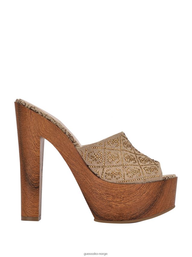 Guess lette naturlig 110 gemely logo rhinestone trehæler lys naturlig 110 kvinner F0LJ809954