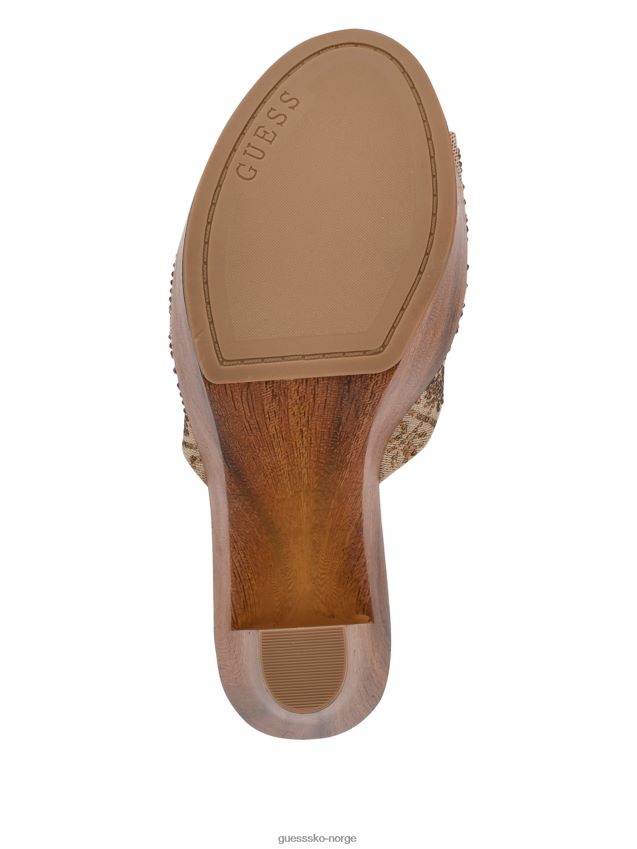 Guess lette naturlig 110 gemely logo rhinestone trehæler lys naturlig 110 kvinner F0LJ809954