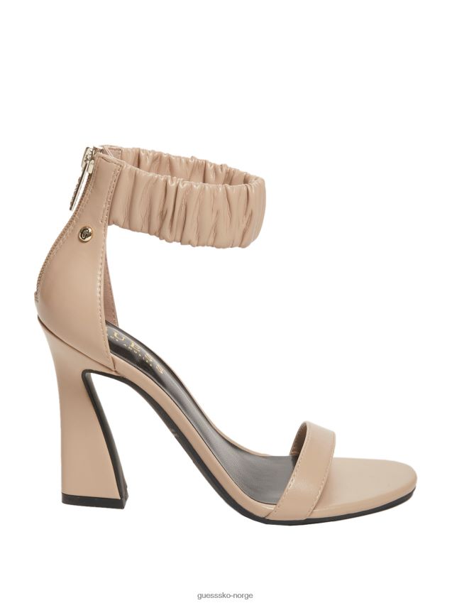 Guess lette naturlige novel rynkede ankelhæler lys naturlig kvinner F0LJ807594