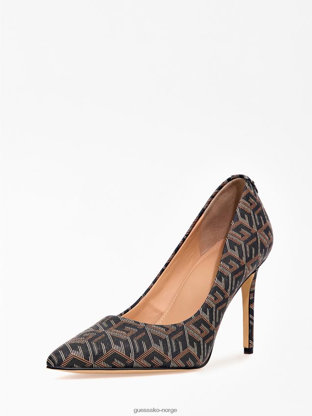 Guess piera g cube logo banesko svart svart kvinner F0LJ805610