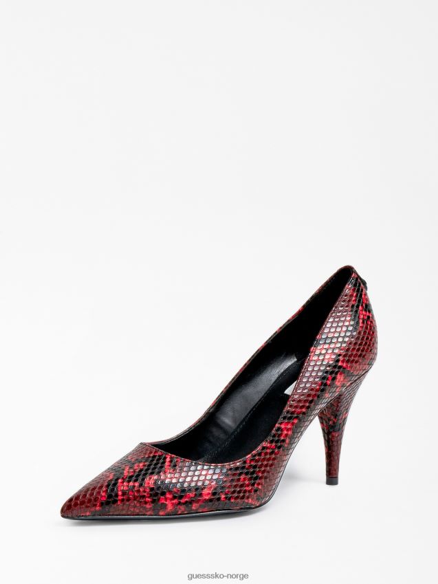 Guess rød rajani banesko i python-look rød kvinner F0LJ806053
