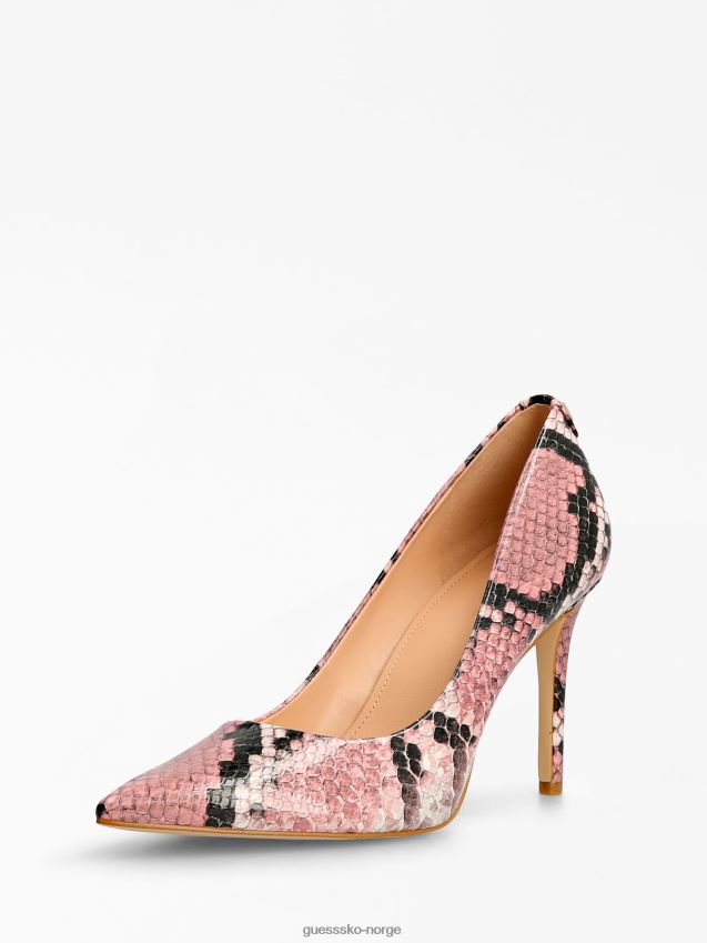 Guess rosa piera banesko med dyretrykk rosa kvinner F0LJ803127