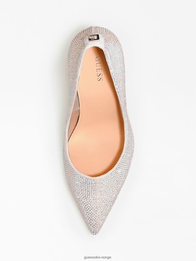 Guess sølv piera rhinestone banesko sølv kvinner F0LJ803259