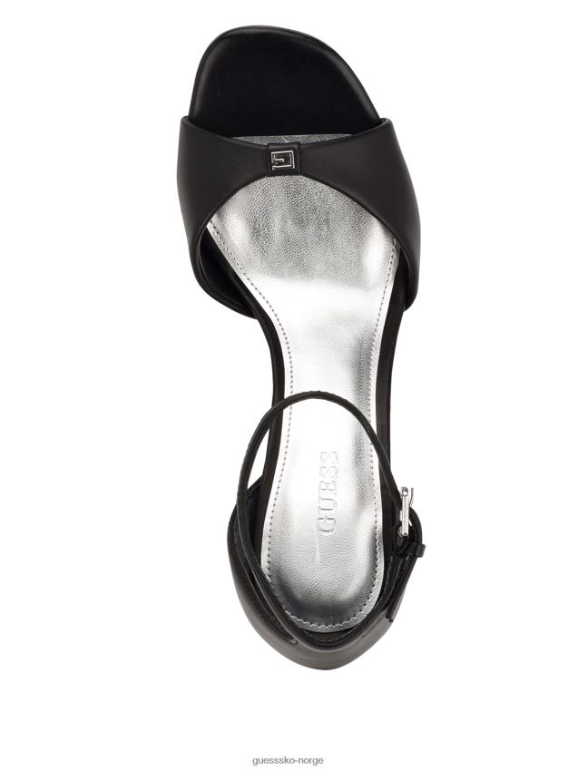 Guess sorte 002 ellsyn plattformhæler svart 002 kvinner F0LJ809981
