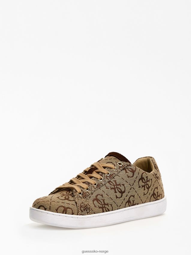 Guess beige rosalia 4g logo joggesko beige kvinner F0LJ805594