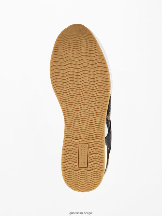 Guess brun løpesko med multi harinna-logo brun multi kvinner F0LJ802967