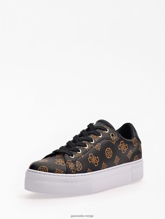 Guess brune garmini 4g peon logo joggesko brun kvinner F0LJ805480