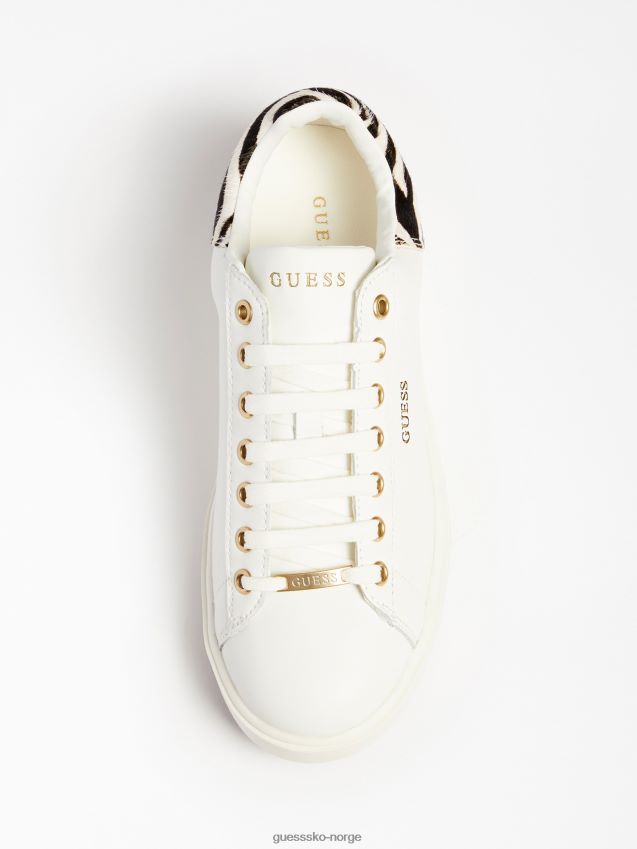 Guess flerfarget mønster melania joggesko med folierte innlegg flerfarget mønster kvinner F0LJ802958