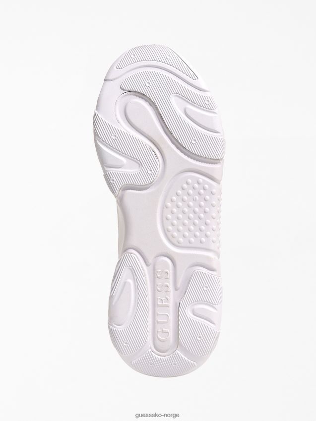 Guess goldon 4g peony logo joggesko hvit multi hvit multi kvinner F0LJ805562