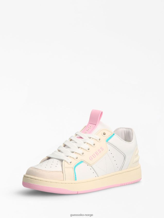 Guess hvit bianqa logo joggesko hvit kvinner F0LJ805477