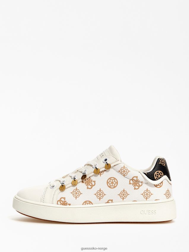 Guess hvit mely 4g peony logo joggesko hvit kvinner F0LJ805563