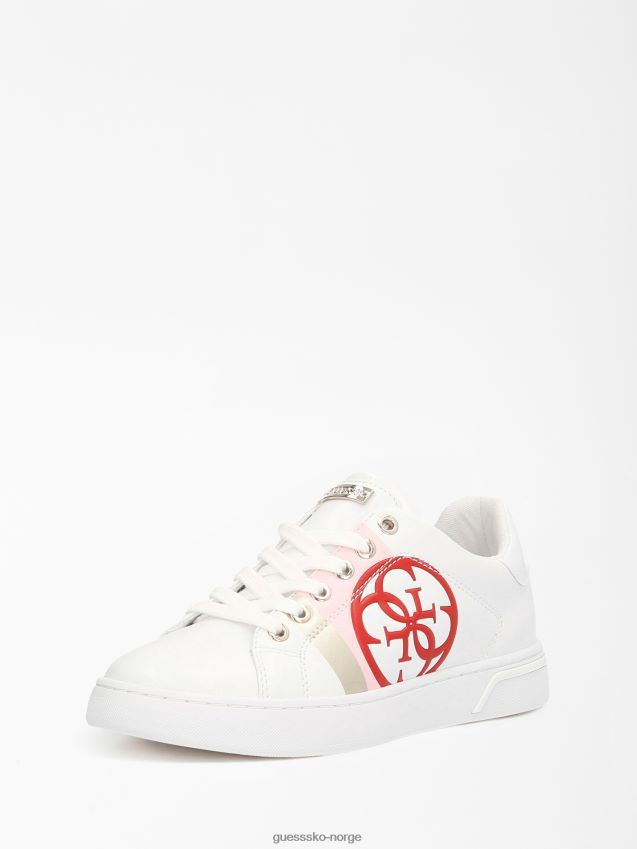 Guess hvit reata 4g logo joggesko hvit kvinner F0LJ806536