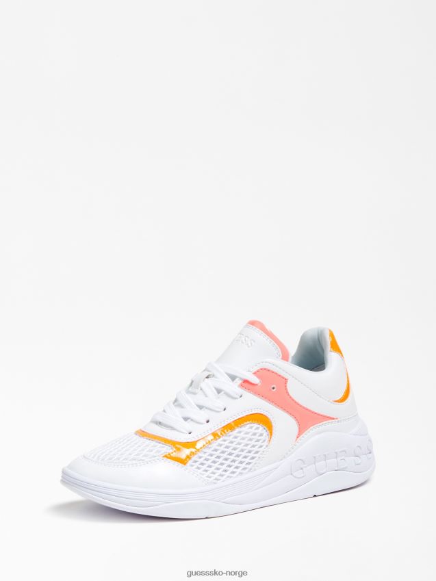 Guess hvit sausaktig løpesko hvit kvinner F0LJ805836